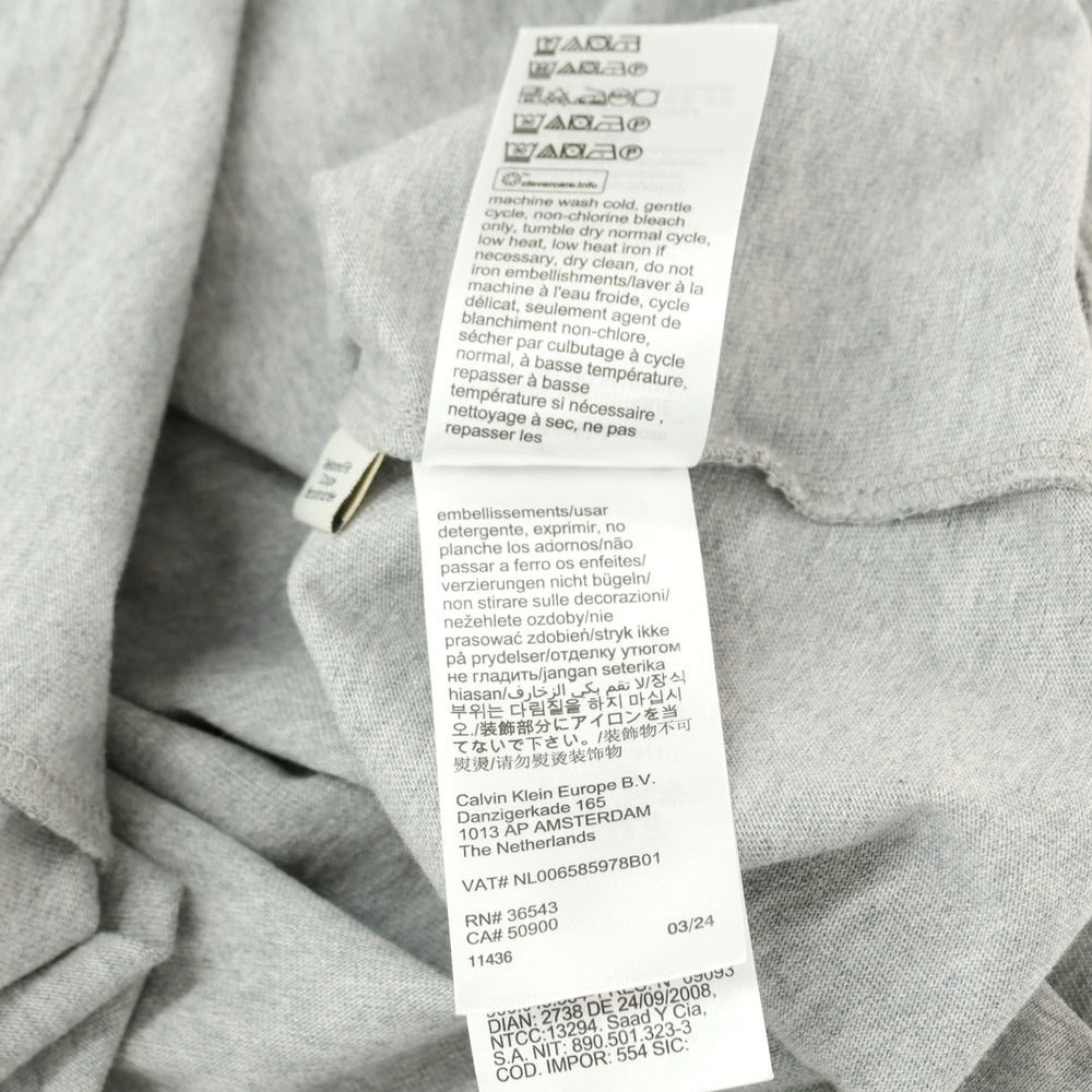 【中古】カルバンクラインジーンズ Calvin klein Jeans コットン クルーネック 半袖Tシャツ グレー【 M 】【 状態ランクB 】【 メンズ 】