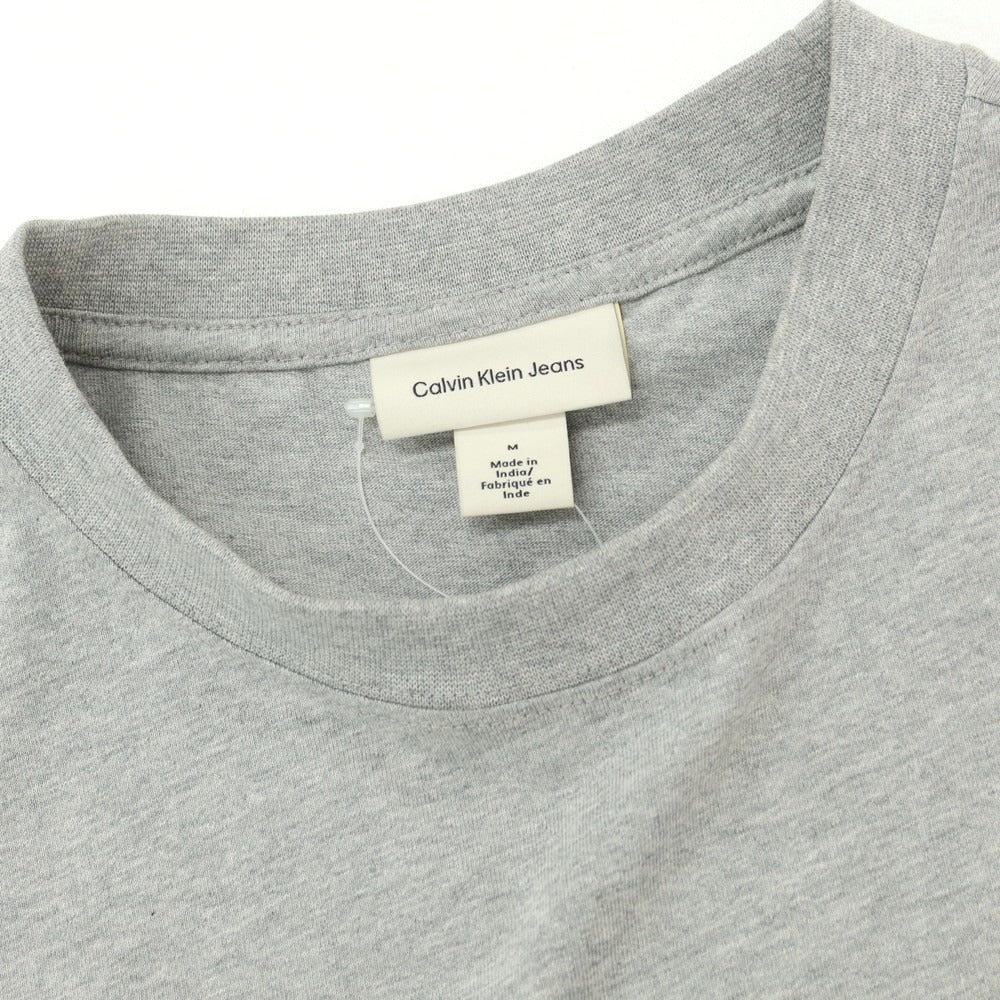 【中古】カルバンクラインジーンズ Calvin klein Jeans コットン クルーネック 半袖Tシャツ グレー【 M 】【 状態ランクB 】【 メンズ 】