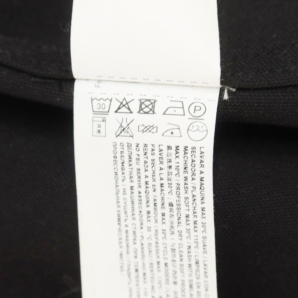 【中古】アドルフォドミンゲス ADOLFO DOMINGUEZ ポリエステルレーヨン オープンカラー カジュアルシャツ ブラック【 S 】【 状態ランクB 】【 メンズ 】