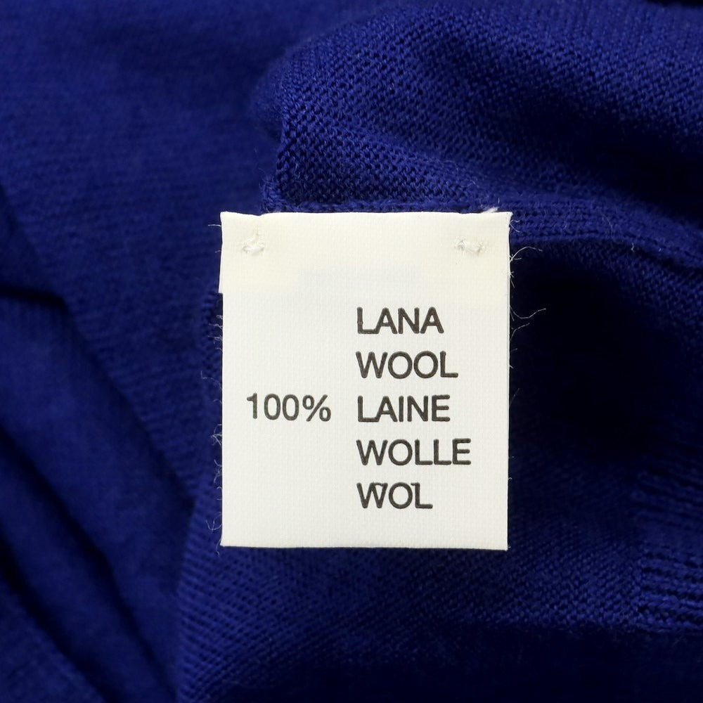 【中古】リベラーノ&リベラーノ LIVERANO&LIVERANO ウール 長袖 ポロニット ロイヤルブルー【サイズ46】【BLU】【A/W】【状態ランクB】【メンズ】