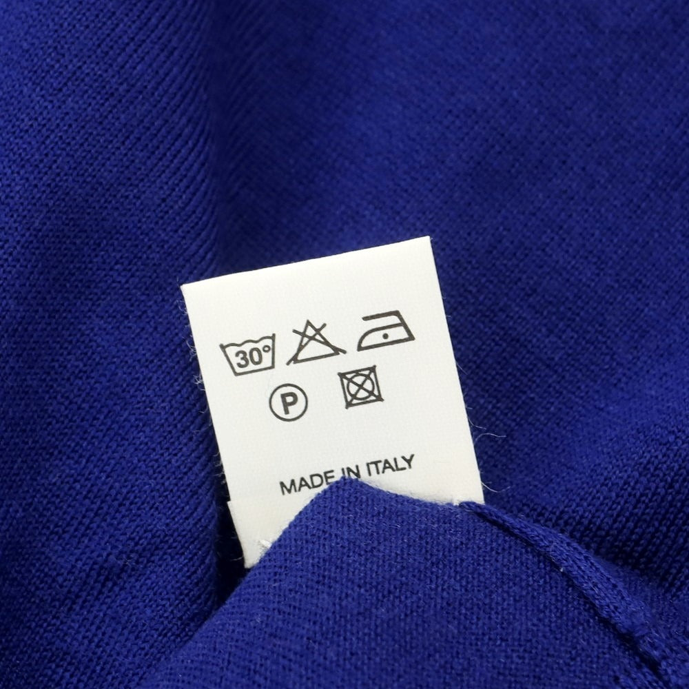 【中古】リベラーノ&リベラーノ LIVERANO&LIVERANO ウール 長袖 ポロニット ロイヤルブルー【サイズ46】【BLU】【A/W】【状態ランクB】【メンズ】