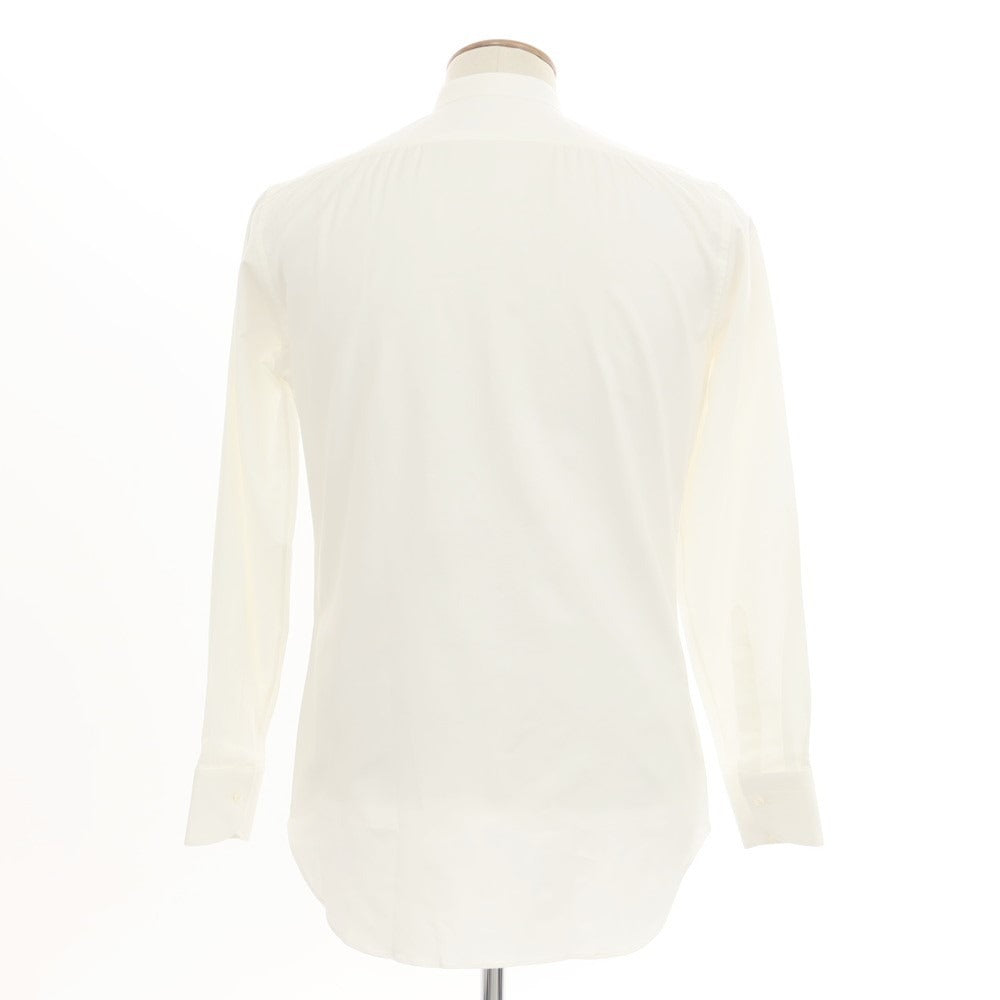 【中古】【未使用】レスレストン LES LESTON コットン バンドカラー カジュアルシャツ
ホワイト【 15 1/2 】【 状態ランクS 】【 メンズ 】