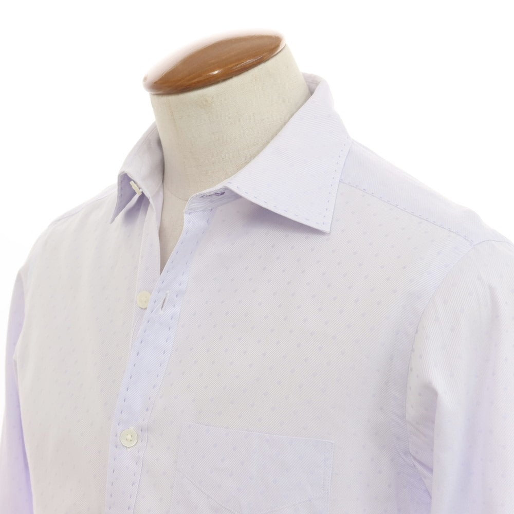 【中古】ポールスミス Paul Smith コットン ワイドカラー カジュアルシャツ ラベンダー【 M 】【 状態ランクB 】【 メンズ 】