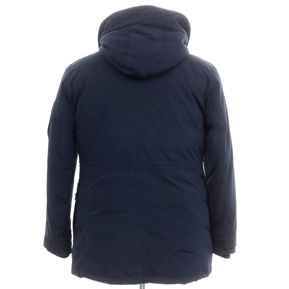 【中古】ジーステージ g-stage ポリエステルコットン 中綿入り フーデッドコート ネイビー【 48 】【 状態ランクB 】【 メンズ 】