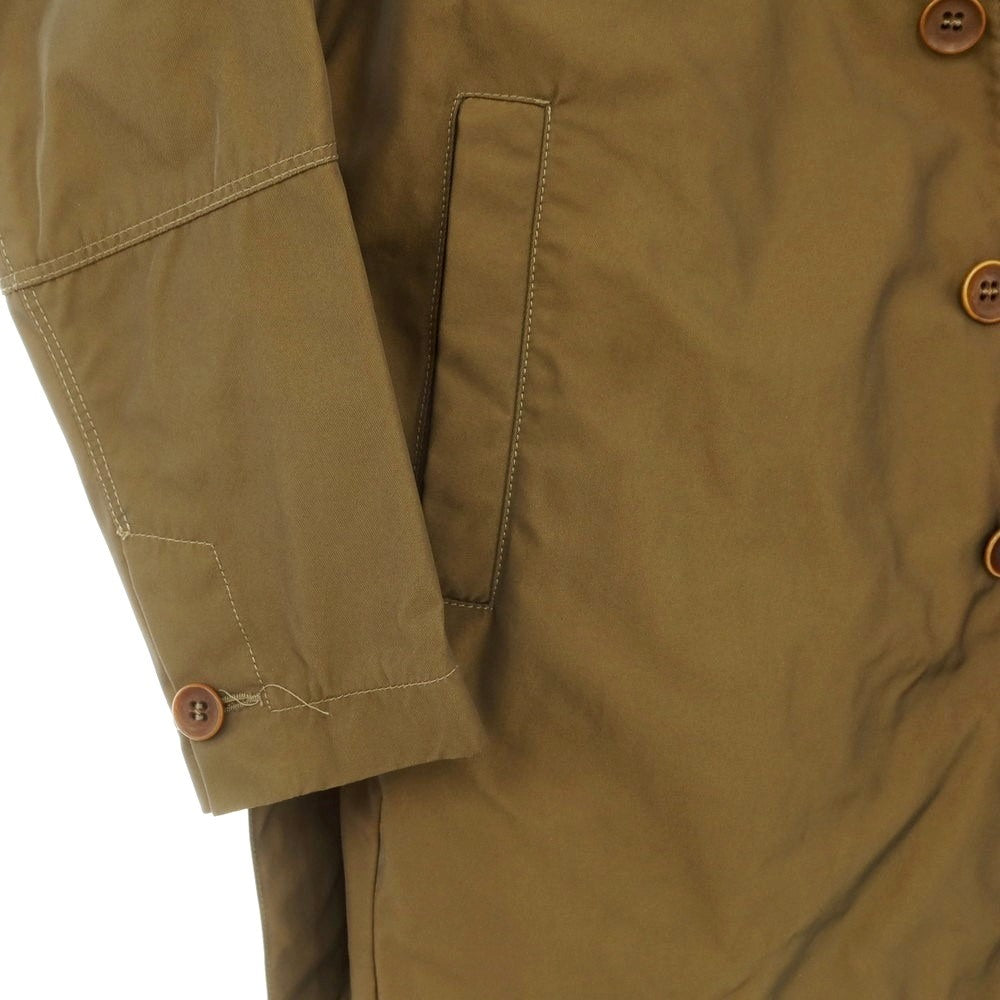 【中古】ディーゼルブラックゴールド DIESEL BLACK GOLD ポリエステル ステンカラーコート オリーブ【サイズ44】【GRN】【A/W】【状態ランクB】【メンズ】