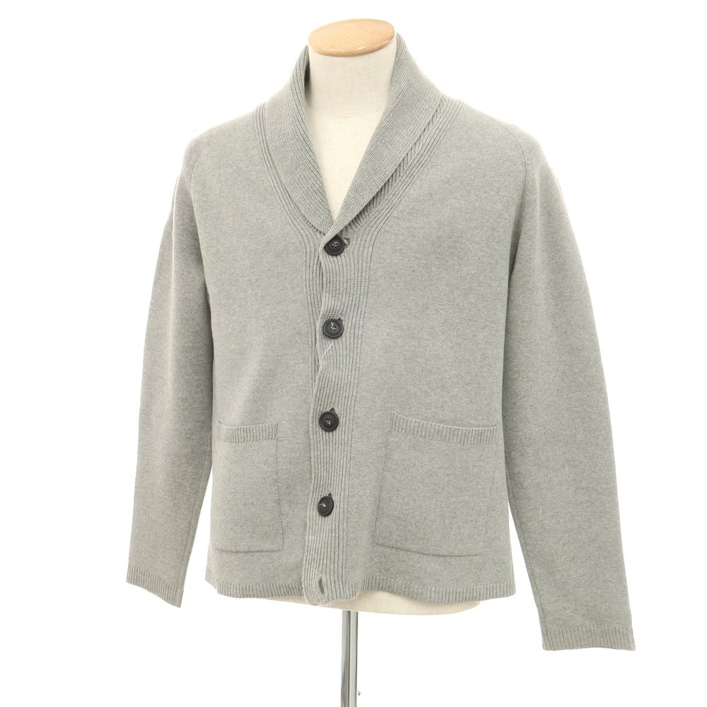【中古】ヴィンテージフィフティーファイブ VINTAGE55 ウール系 ショールカラー カーディガン グレー【サイズ表記なし(S位)】【GRY】【A/W】【状態ランクB】【メンズ】