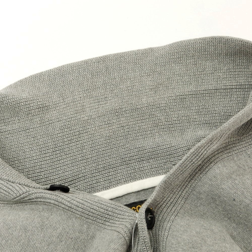 【中古】ヴィンテージフィフティーファイブ VINTAGE55 ウール系 ショールカラー カーディガン グレー【サイズ表記なし(S位)】【GRY】【A/W】【状態ランクB】【メンズ】