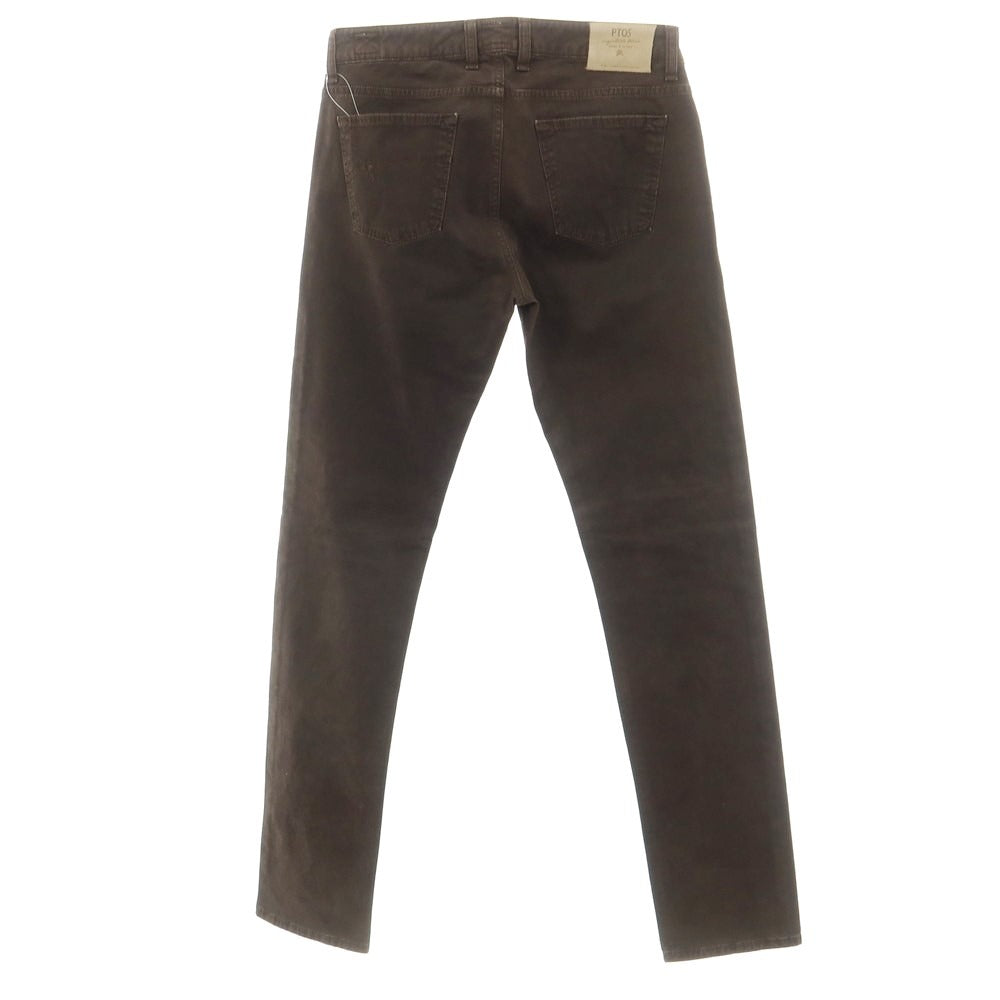 【中古】ピーティーゼロチンクエ PT05 コットン ガーメントダイ 5ポケットパンツ ブラウン【サイズ32】【BRW】【S/S/A/W】【状態ランクB】【メンズ】