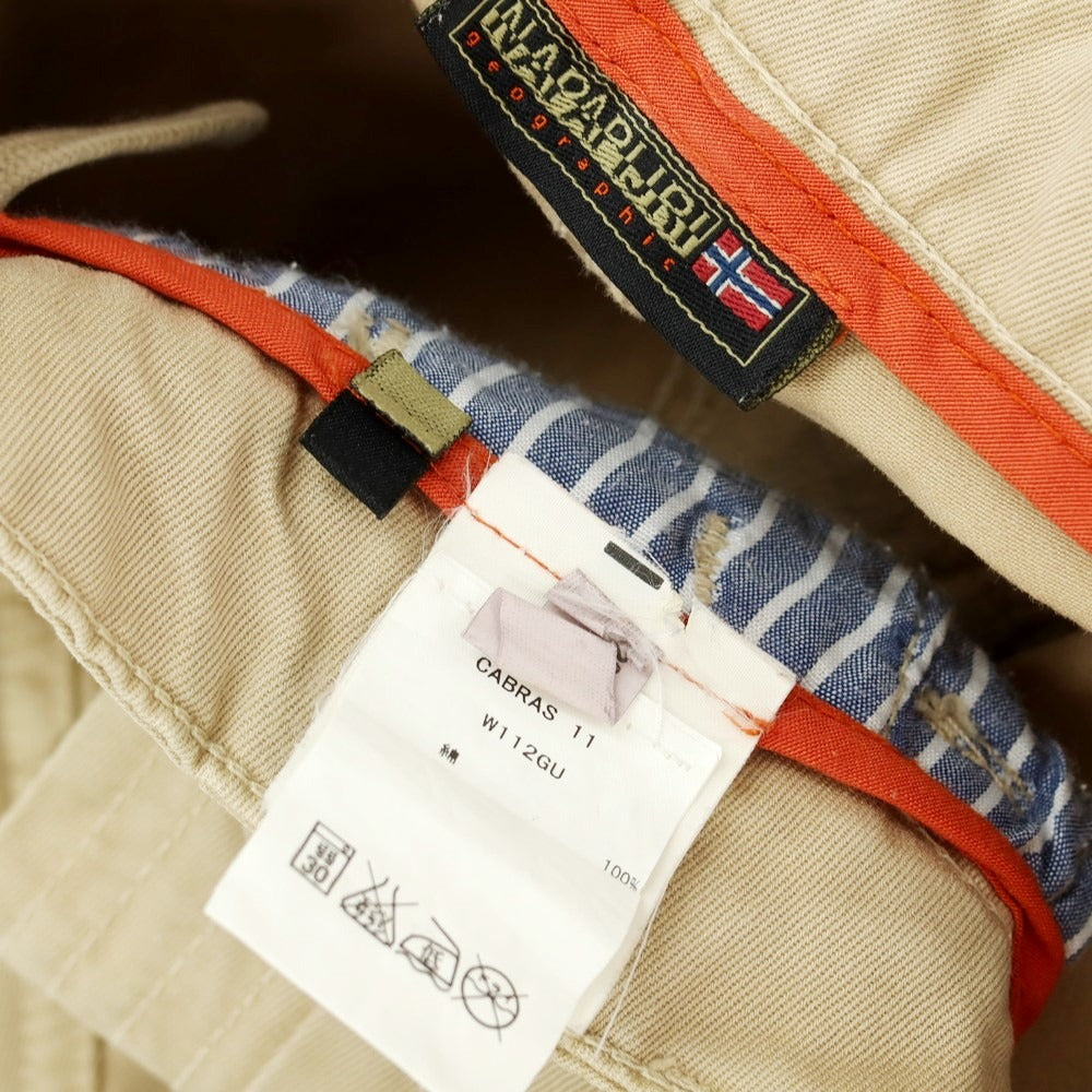 【中古】ナパピリ NAPAPIJRI コットン カーゴパンツ ベージュ【サイズ30】【BEI】【S/S】【状態ランクB】【メンズ】