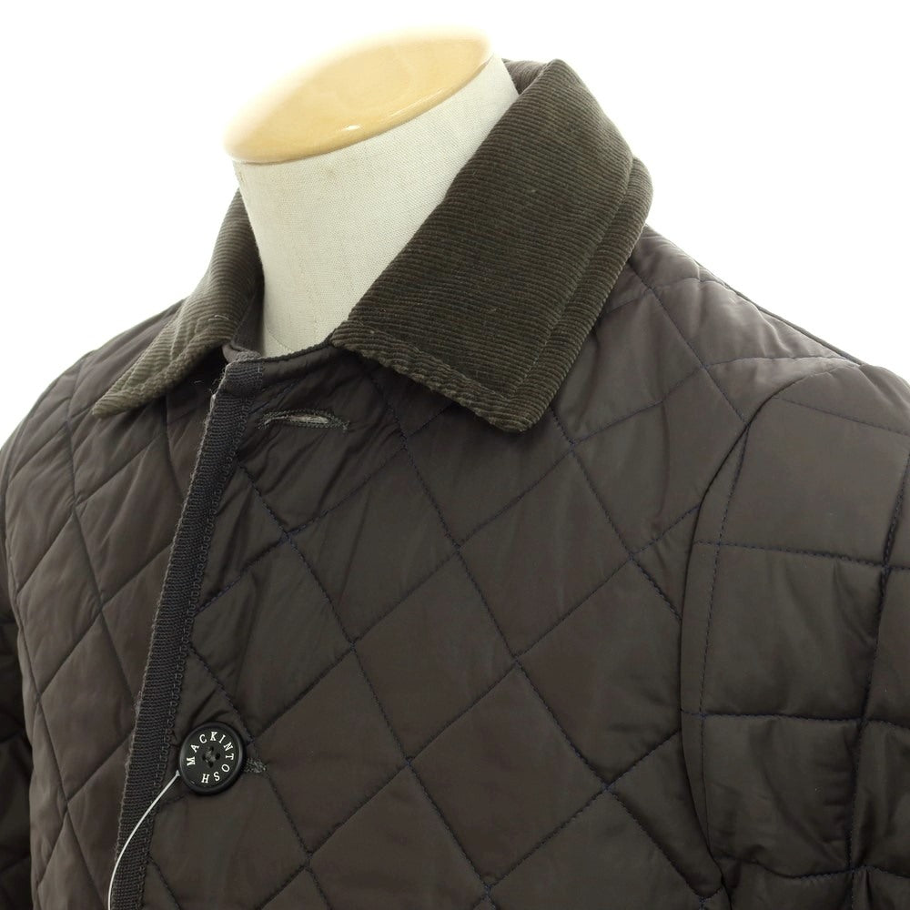 【中古】マッキントッシュ Mackintosh ナイロン 中綿入り キルティングブルゾン ダークグリーン系(ダークオリーブ)【 36 】【 状態ランクB 】【 メンズ 】