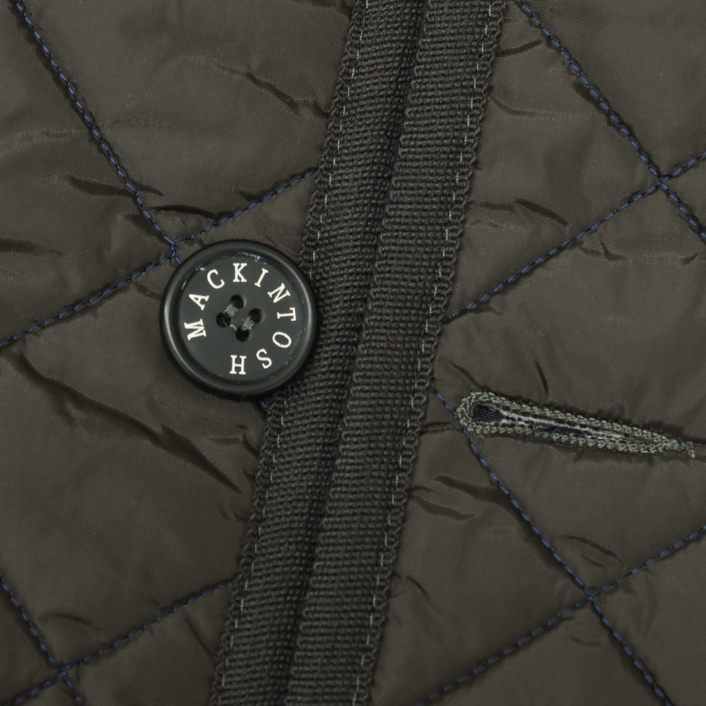 【中古】マッキントッシュ Mackintosh ナイロン 中綿入り キルティングブルゾン ダークグリーン系(ダークオリーブ)【 36 】【 状態ランクB 】【 メンズ 】