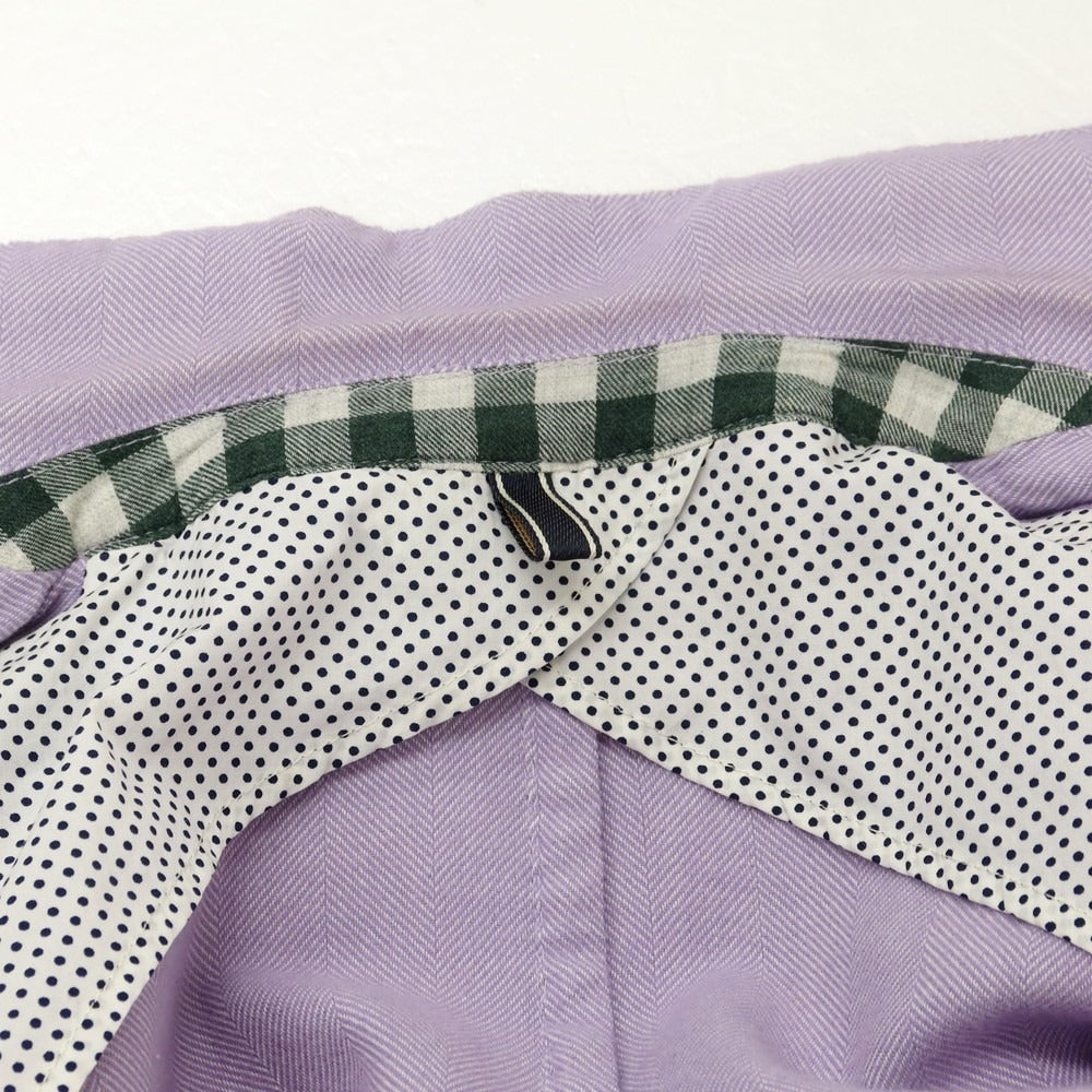 【中古】エルビーエム1911 L.B.M.1911 コットン ヘリンボーン テーラードジャケット ラベンダー【サイズ46】【PUP】【A/W】【状態ランクC】【メンズ】