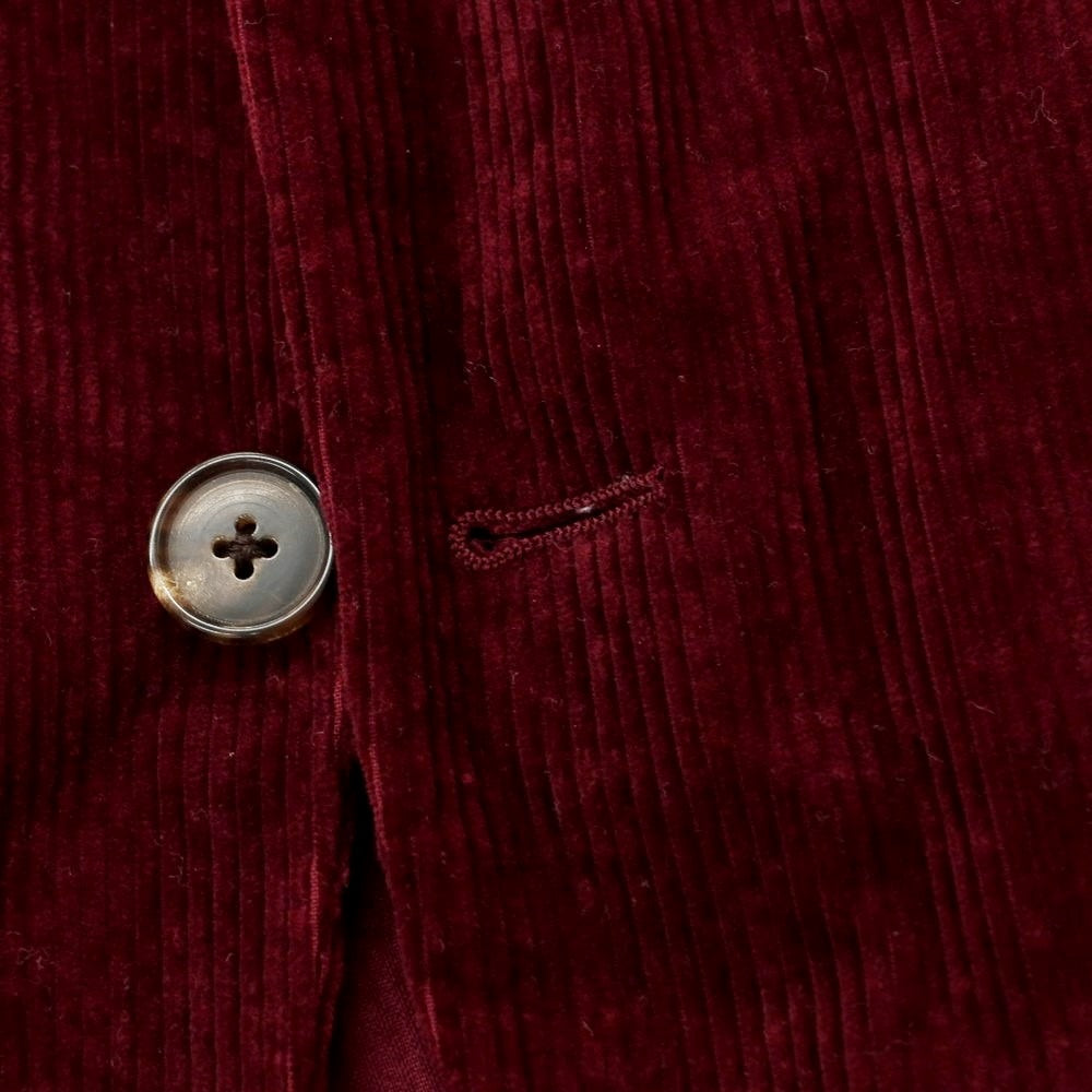 【中古】ベルベスト Belvest コットン コーデュロイ カジュアルジャケット ワインレッド【サイズ50】【RED】【A/W】【状態ランクC】【メンズ】