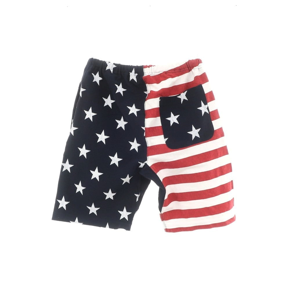 【中古】【未使用】チャンピオン Champion コットン ショートパンツ ネイビーxレッド【 M 】【 状態ランクS 】【 メンズ 】