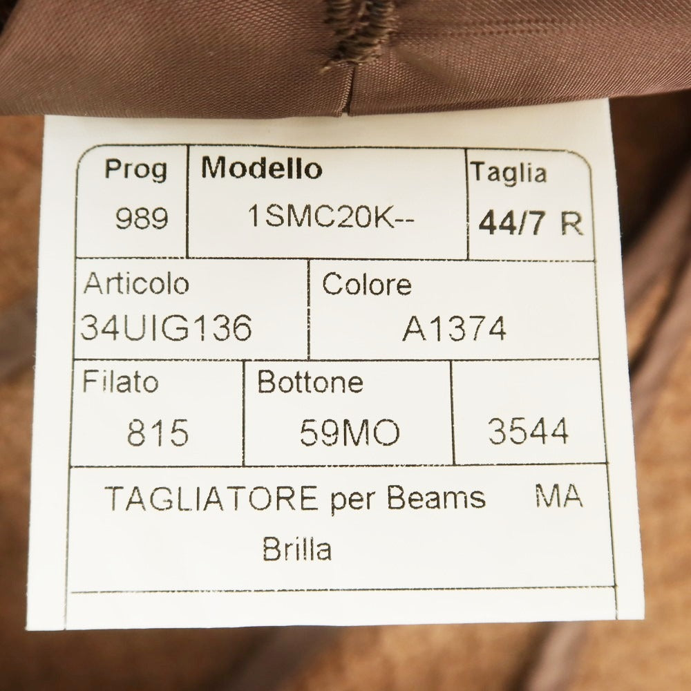 【中古】タリアトーレ TAGLIATORE ウール ダブル テーラードジャケット ブラウン【 44 】【 状態ランクB 】【 メンズ 】