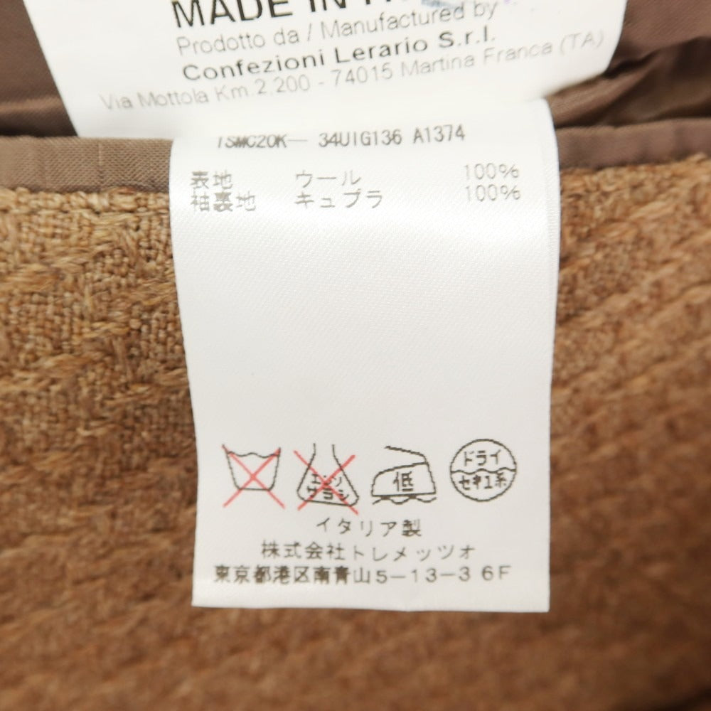 【中古】タリアトーレ TAGLIATORE ウール ダブル テーラードジャケット ブラウン【 44 】【 状態ランクB 】【 メンズ 】