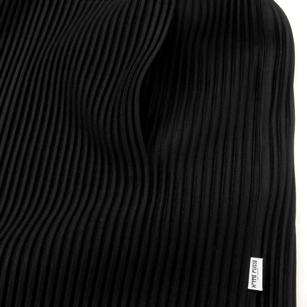 【中古】オム プリッセ イッセイミヤケ HOMME PLISSE ISSEY MIYAKE 2024年秋冬 プリーツ ブルゾン ブラック【 表記なし(L位) 】【 状態ランクA 】【 メンズ 】