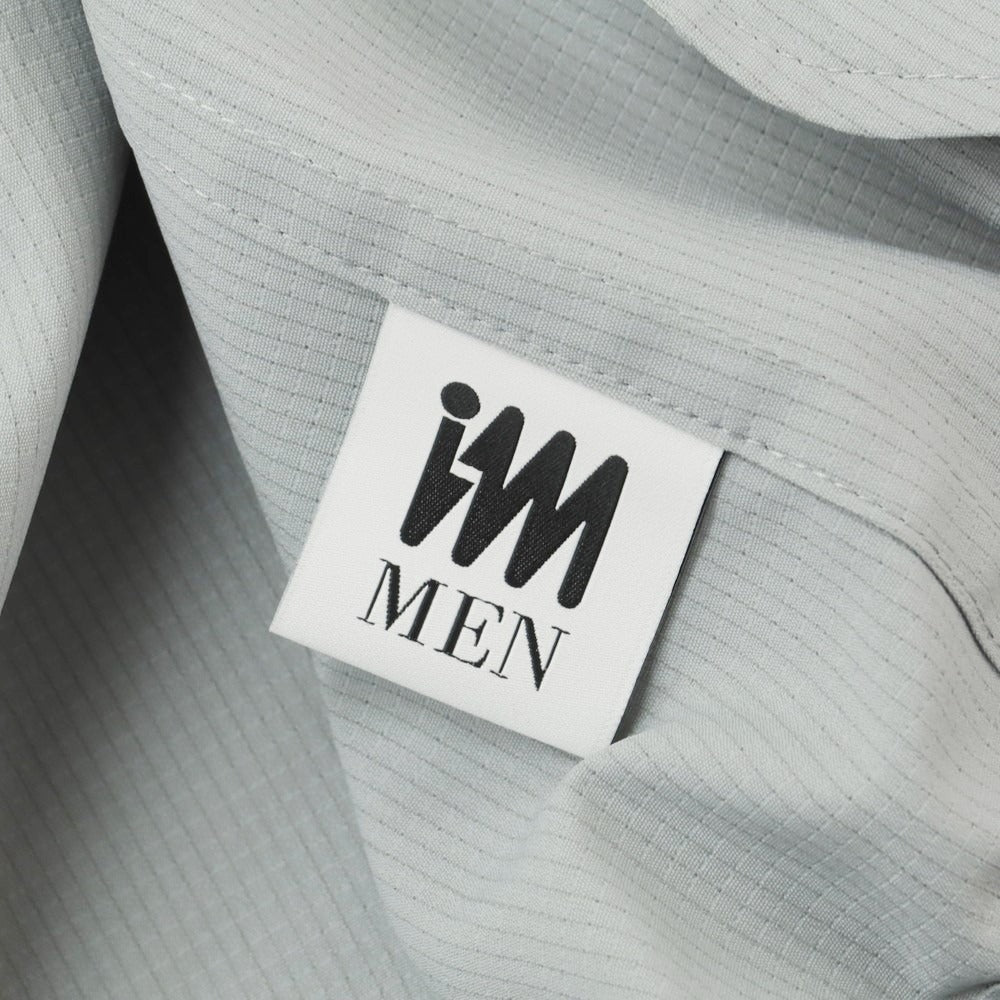 【中古】アイム メン IM MEN 2024年春夏 ジップアップ ブルゾン ライトブルーグレー【 表記なし(L位) 】【 状態ランクA 】【 メンズ 】
