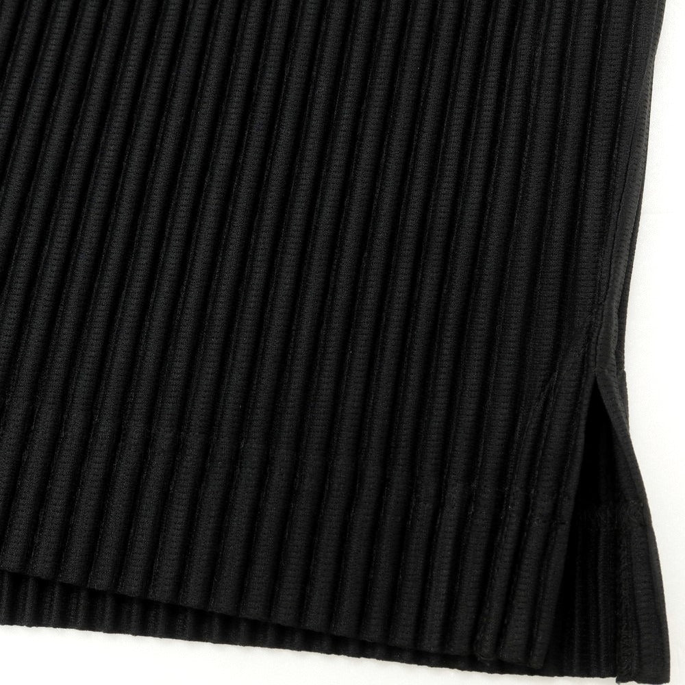 【中古】オム プリッセ イッセイミヤケ HOMME PLISSE ISSEY MIYAKE 2024年秋冬 プリーツ 長袖 カットソー ブラック【 表記なし(L位) 】【 状態ランクB 】【 メンズ 】
