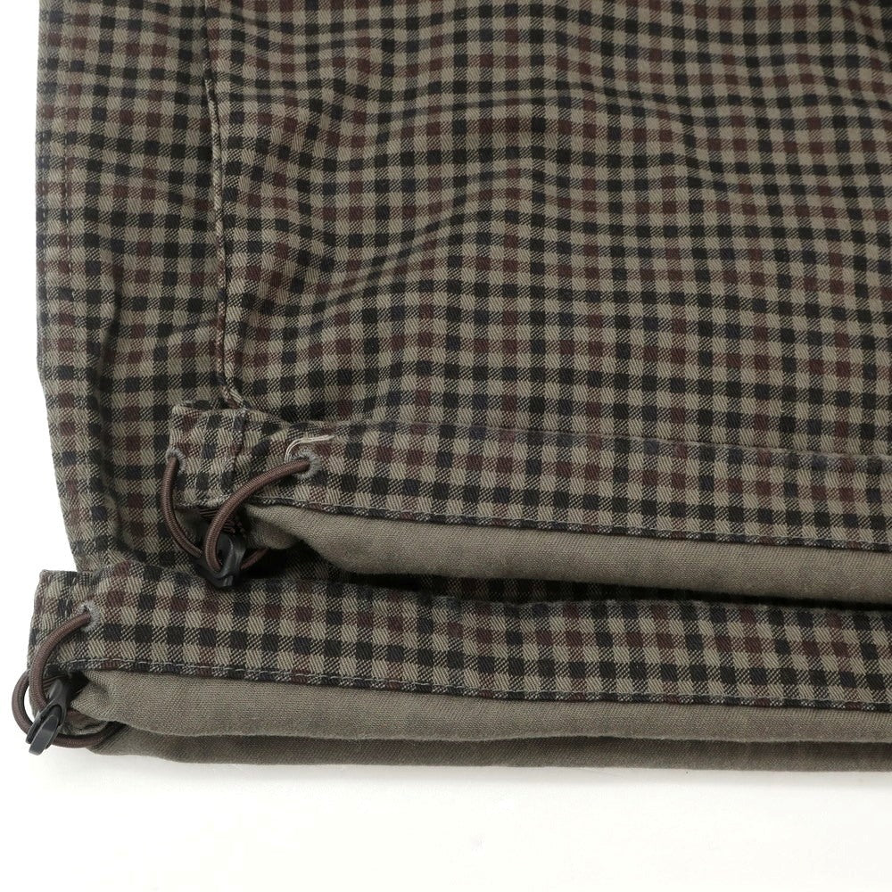 【中古】ビームス BEAMS コットン チェック ショートパンツ ブラウン系【 L 】【 状態ランクB 】【 メンズ 】
