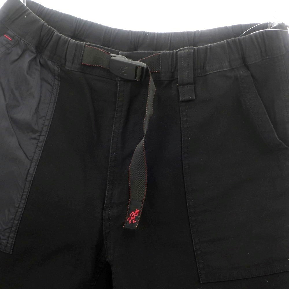 【中古】グラミチ Gramicci × BRIEFING ストレッチ コットン ショートパンツ ブラック【 L 】【 状態ランクB 】【 メンズ 】