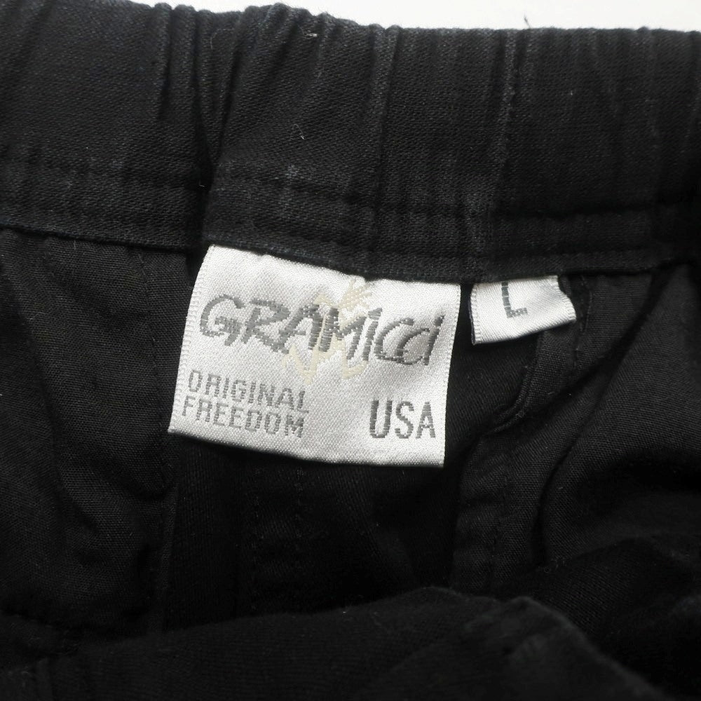 【中古】グラミチ Gramicci × BRIEFING ストレッチ コットン ショートパンツ ブラック【 L 】【 状態ランクB 】【 メンズ 】
