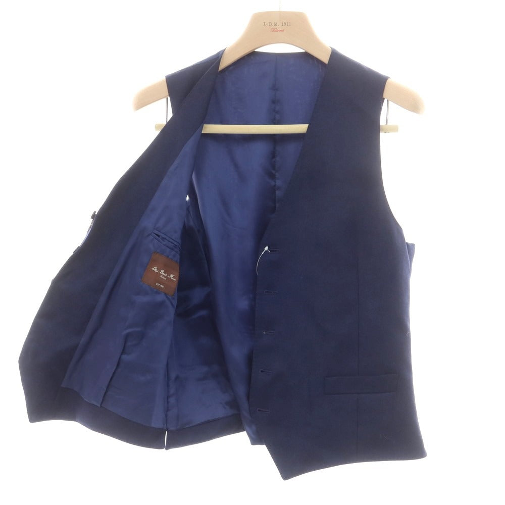 【新品】ルイジ ビアンキ マントヴァ Luigi Bianchi Mantova ウール ドレス系ジレ ベスト ネイビーブルー【 50 】【 状態ランクN 】【 メンズ 】