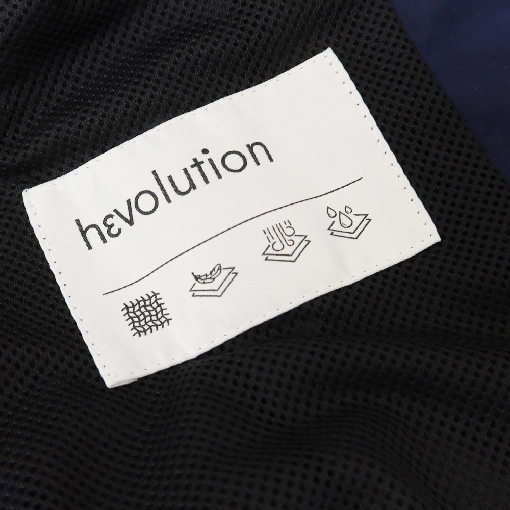 【新品】イーヴォ Hevo ナイロン ノースリーブ フーデッドブルゾン ネイビー【 44 】【 状態ランクN 】【 メンズ 】
