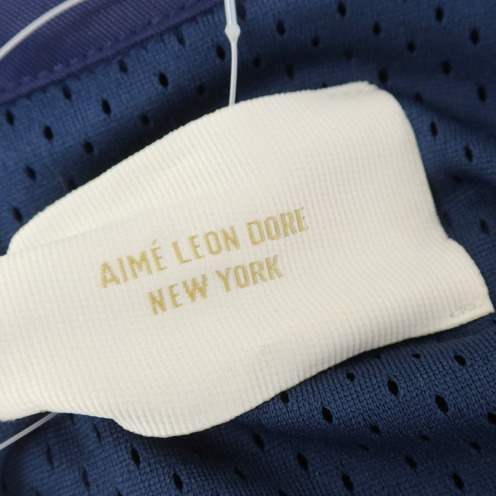 【新品】エメ レオン ドレ Aime Leon Dore ナイロン ロゴ コーチジャケット ネイビー【 S 】【 状態ランクN 】【 メンズ 】