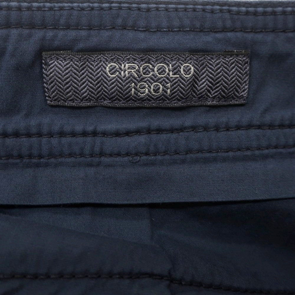 【新品】チルコロ1901 CIRCOLO 1901 コットン ジャージー カーゴ ショートパンツ ネイビー【 44 】【 状態ランクN 】【 メンズ 】