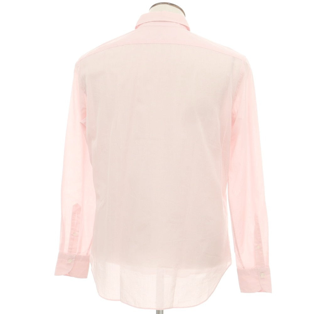 【新品】ジャンネット giannetto コットン カジュアルシャツ ピンクxホワイト【 43 】【 状態ランクN 】【 メンズ 】