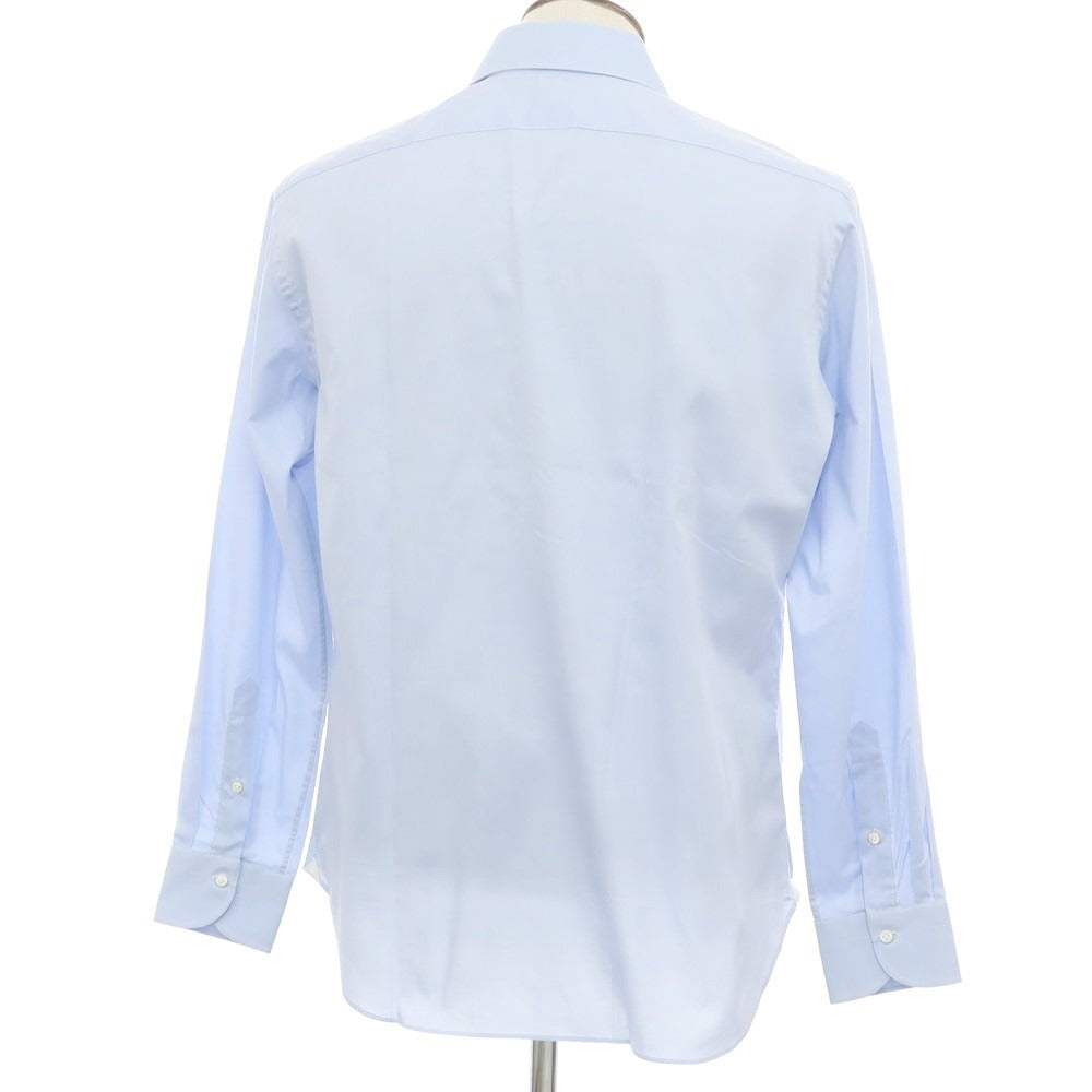 【中古】ジャンネット giannetto コットン ホリゾンタルカラー ドレスシャツ ライトブルー【 43 】【 状態ランクB 】【 メンズ 】
