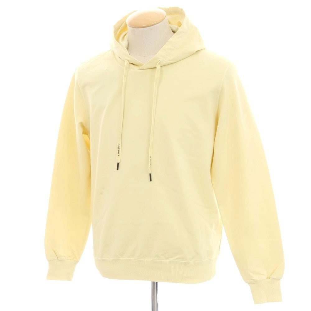【新品】チルコロ1901 CIRCOLO 1901 ストレッチ コットン プルオーバー パーカー クリームイエロー【 S 】【 状態ランクN 】【 メンズ 】