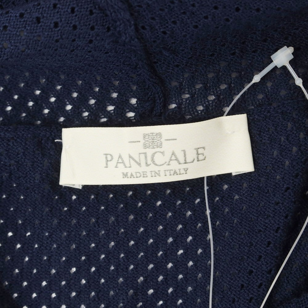 【新品】パニカーレ PANICALE コットン プルオーバー ニット パーカー ネイビー【 46 】【 状態ランクN 】【 メンズ 】
