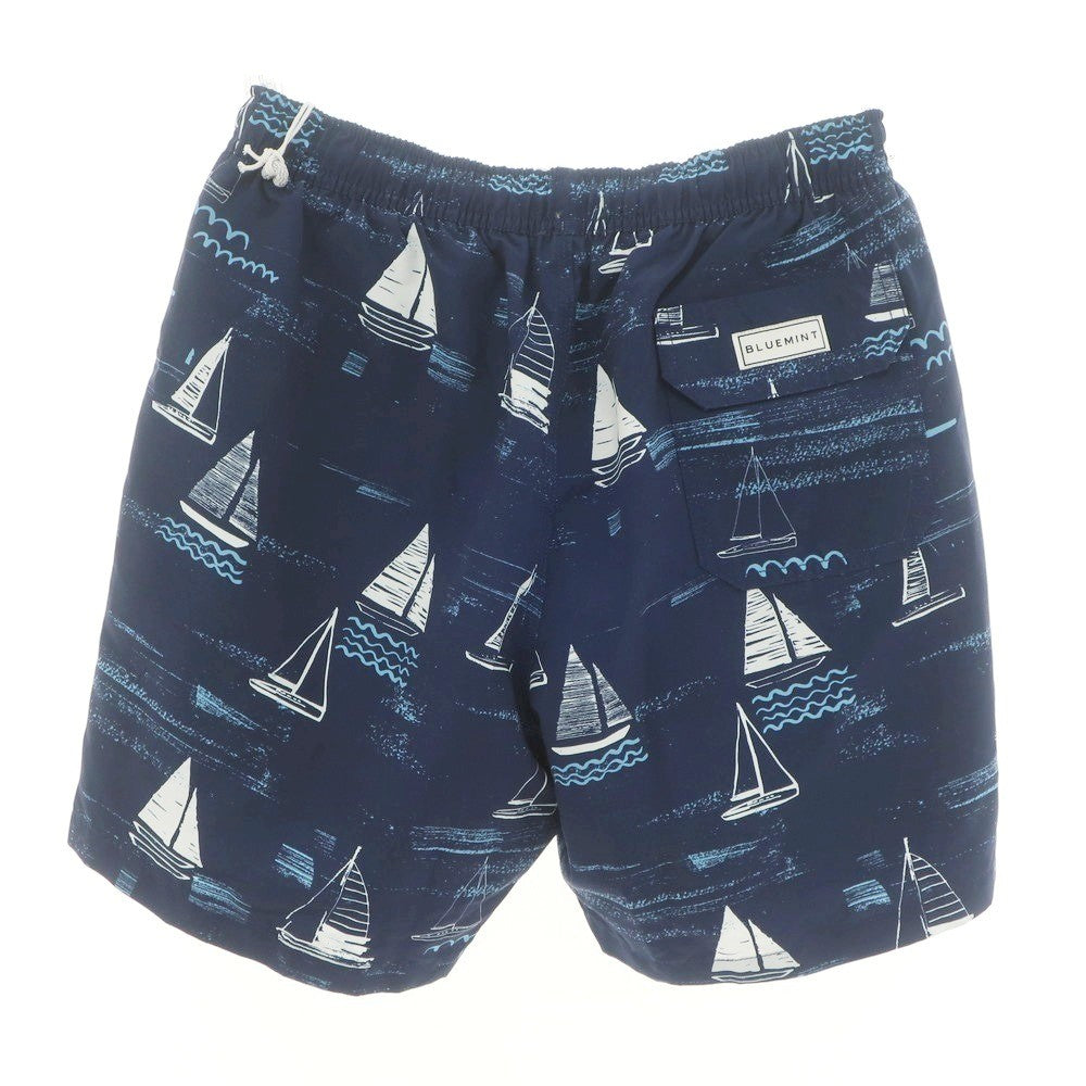 【新品】ブルーミント BLUEMINT ポリエステル 水陸両用 ショートパンツ ネイビー【 M 】【 状態ランクN 】【 メンズ 】