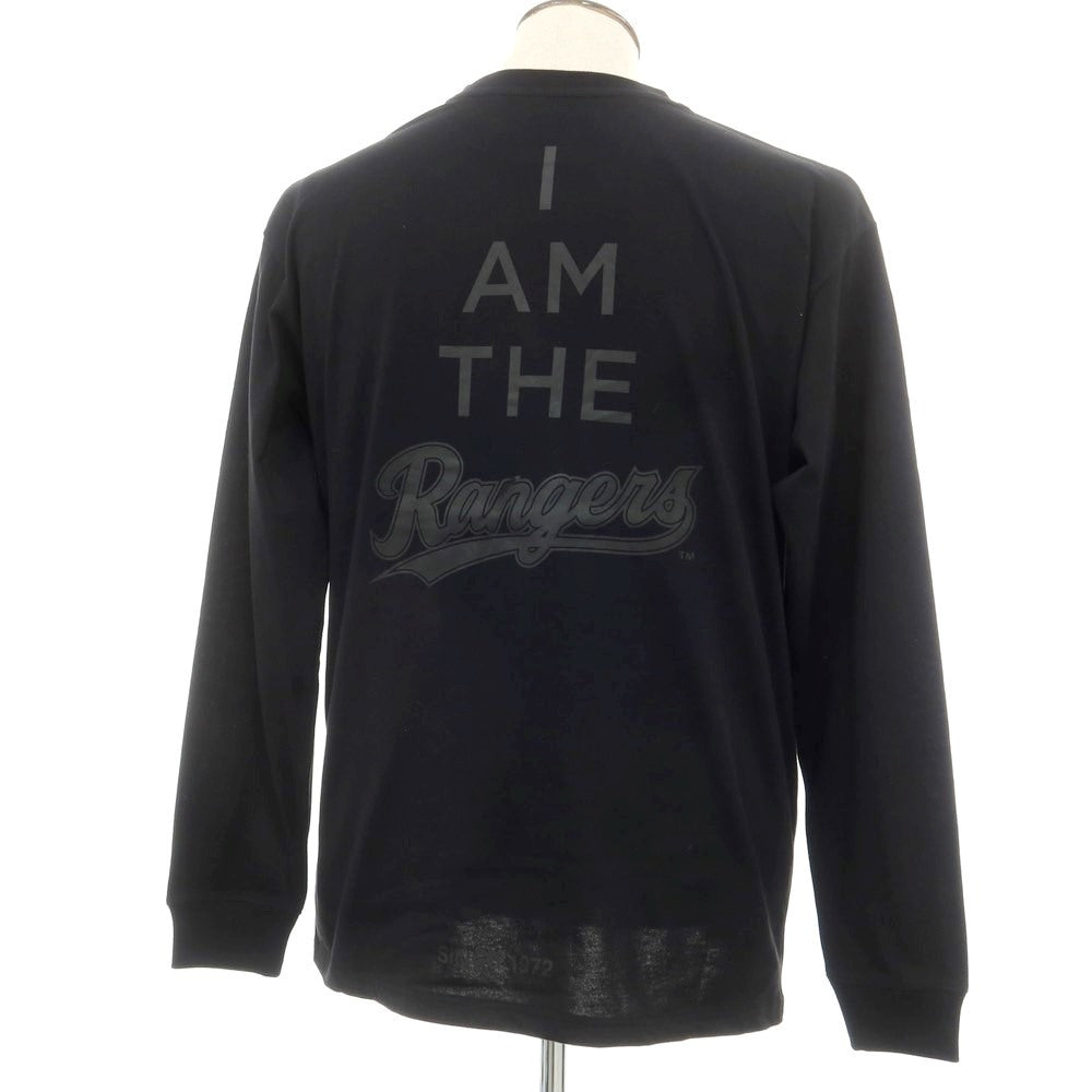 【中古】タカヒロミヤシタザソロイスト TAKAHIRO MIYASHITA The SoloIst. × NEW ERA、MLB 2024年秋冬 コットン 長袖Tシャツ ブラック【 XL 】【 状態ランクA 】【 メンズ 】