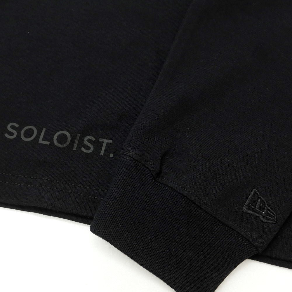 【中古】タカヒロミヤシタザソロイスト TAKAHIRO MIYASHITA The SoloIst. × NEW ERA、MLB 2024年秋冬 コットン 長袖Tシャツ ブラック【 XL 】【 状態ランクA 】【 メンズ 】