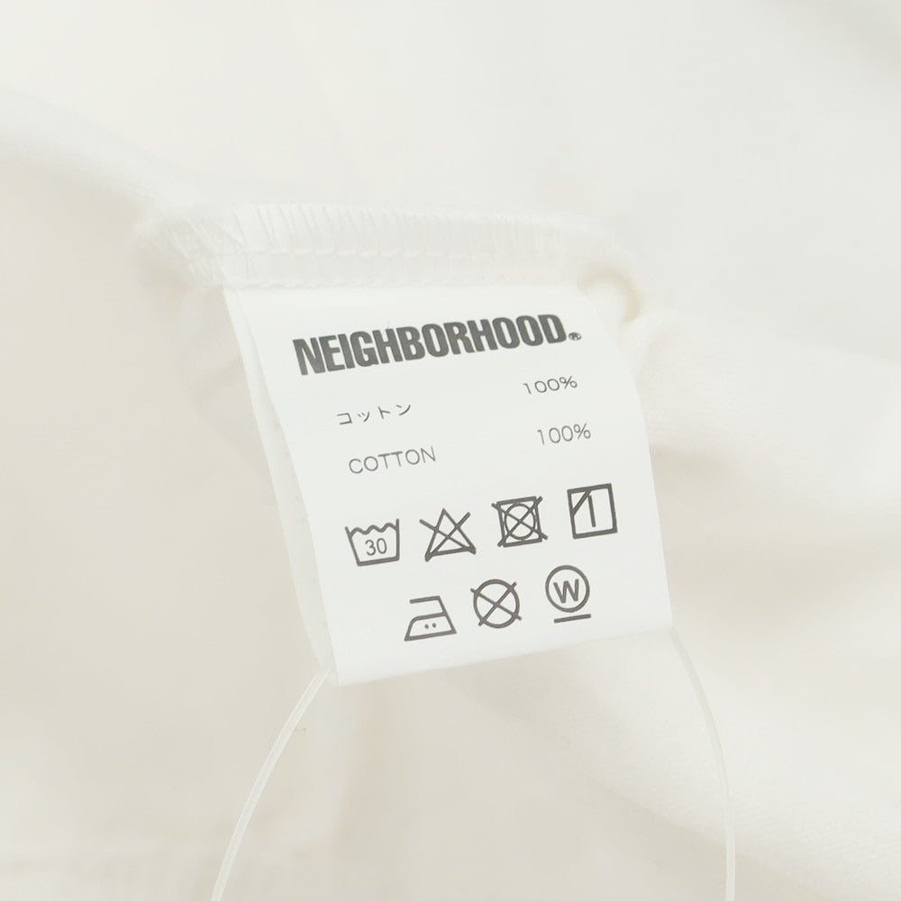 【中古】ネイバーフッド NEIGHBORHOOD × KATHARINE HAMNETT コットン クルーネック 半袖Tシャツ ホワイト【 M 】【 状態ランクA 】【 メンズ 】