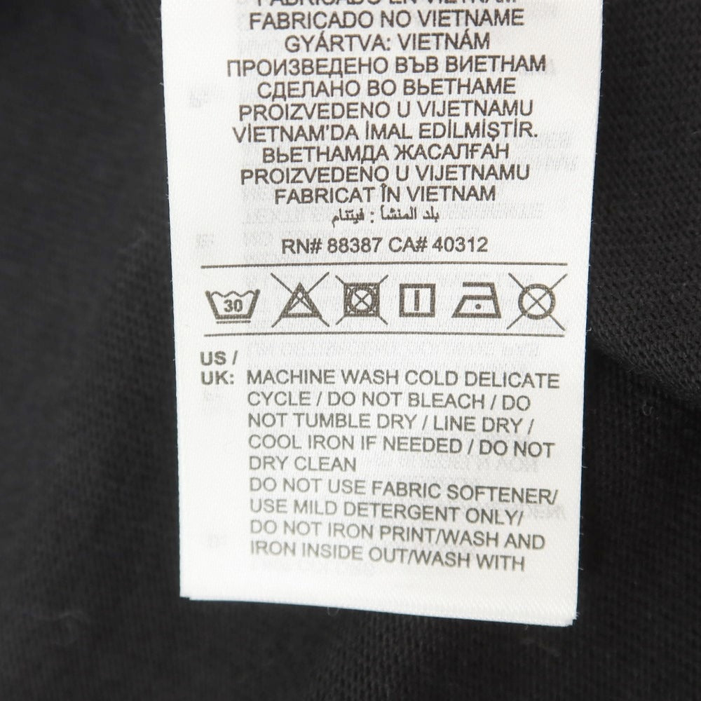 【中古】アディダス adidas コットン モックネック 長袖Tシャツ ブラック【 XS 】【 状態ランクA 】【 メンズ 】