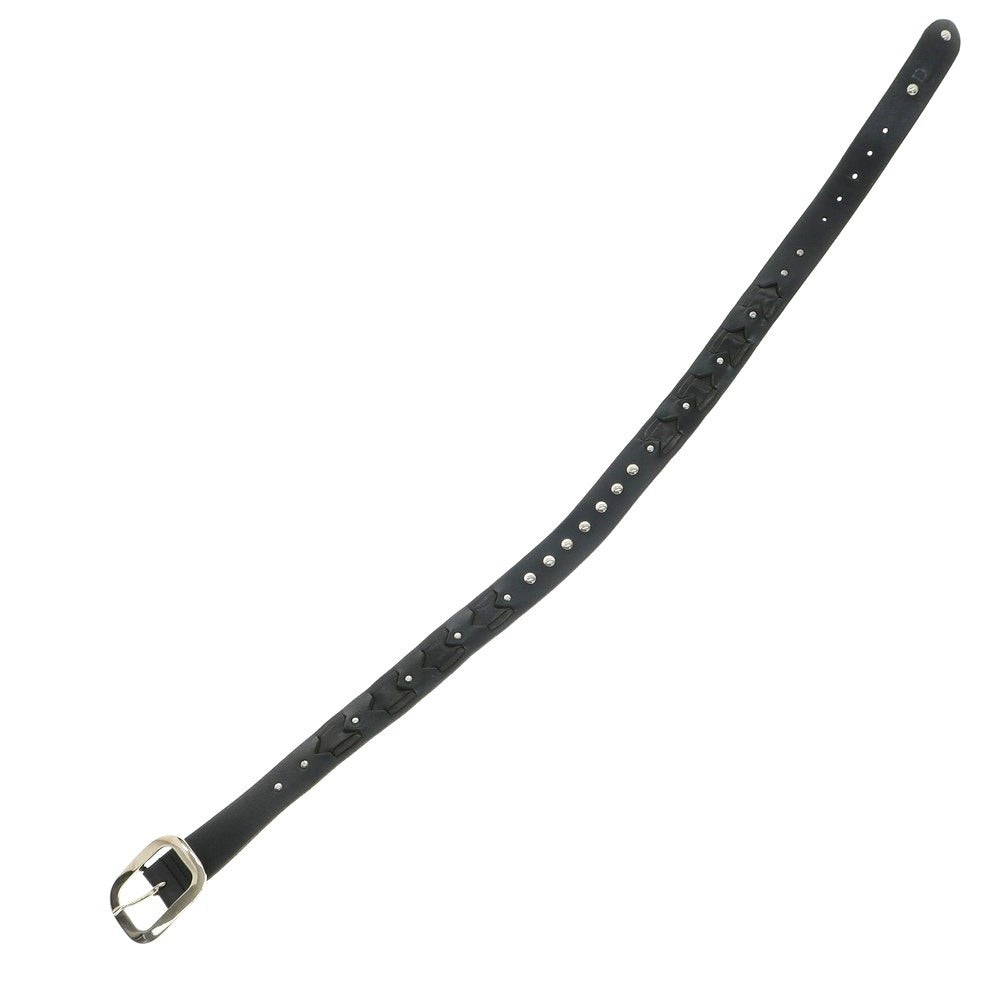 【中古】ディーアンドジー D&G レザー スタッズ ベルト ブラック【 85/34 】【 状態ランクC 】【 メンズ 】