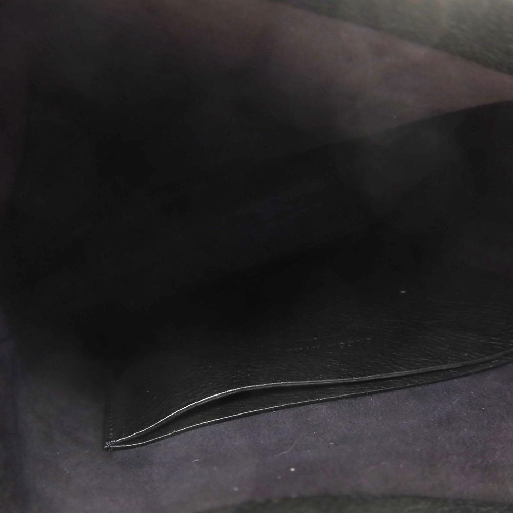 【中古】ハイク HYKE × CHACOLI レザー ショルダーバッグ ブラック【 状態ランクB 】【 メンズ 】