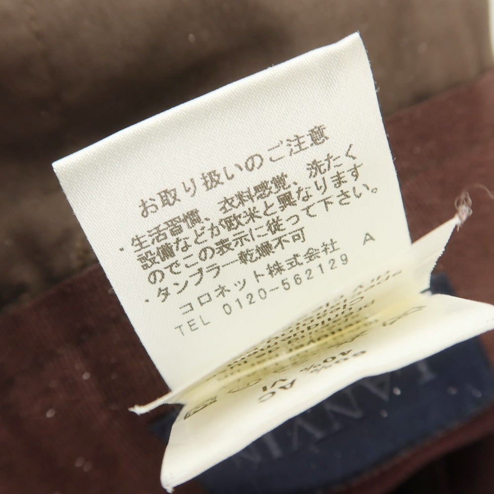 【中古】ランバン LANVIN アセテートレーヨン カジュアルスラックスパンツ ワインレッド【 46 】【 状態ランクC 】【 メンズ 】