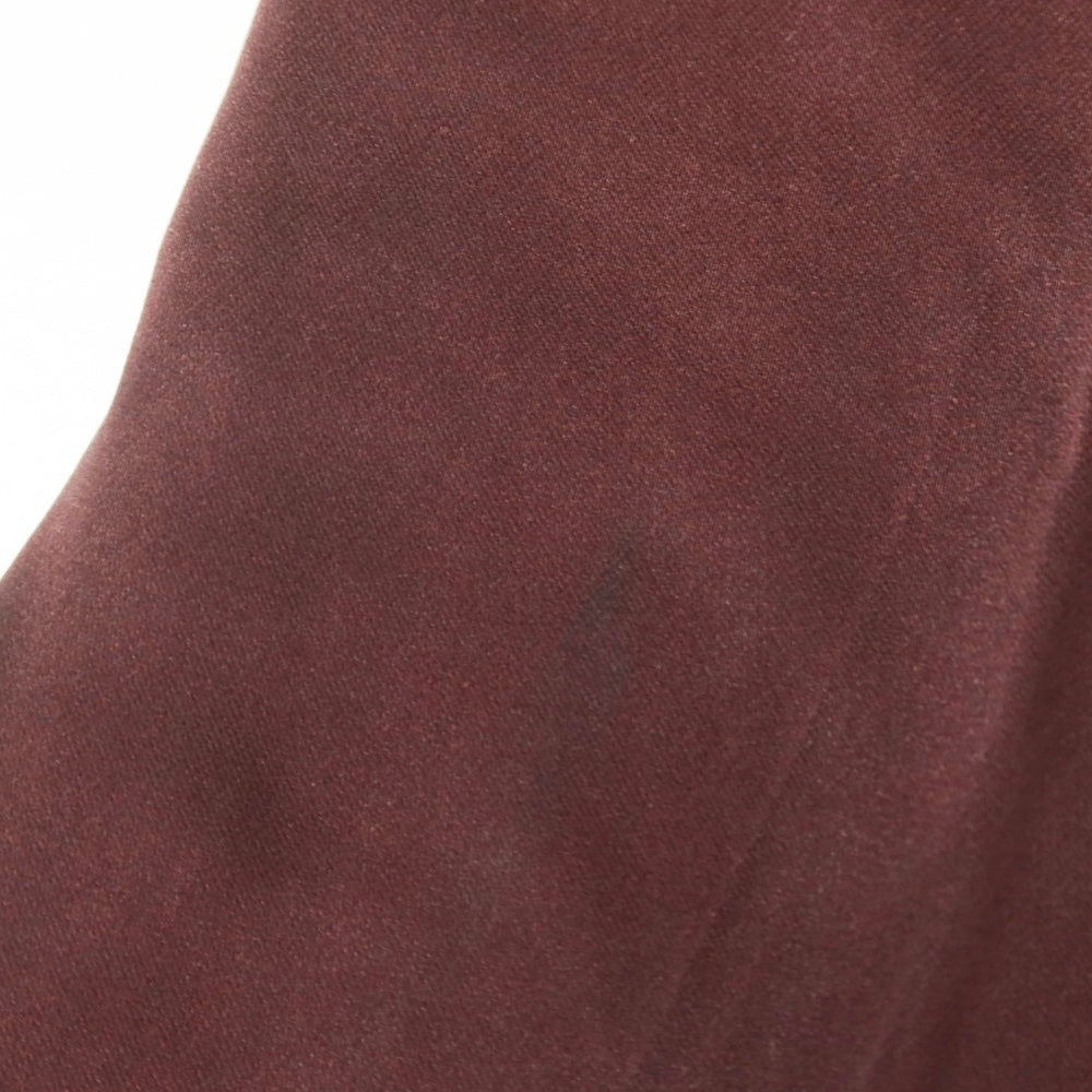 【中古】ランバン LANVIN アセテートレーヨン カジュアルスラックスパンツ ワインレッド【 46 】【 状態ランクC 】【 メンズ 】