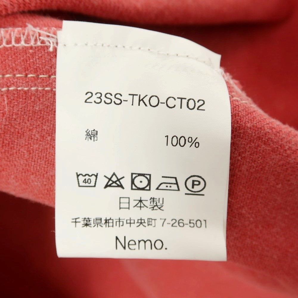 【中古】トキオ tokio コットン ハーフジップ パーカー レッド【サイズ表記なし(F)】【RED】【S/S/A/W】【状態ランクB】【メンズ】