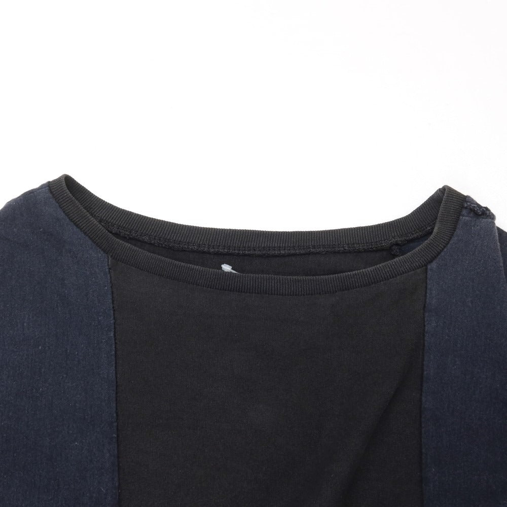 【中古】ウィエップ WEYEP コットン系 長袖Tシャツ ブラック【サイズF/L】【BLK】【S/S/A/W】【状態ランクC】【メンズ】