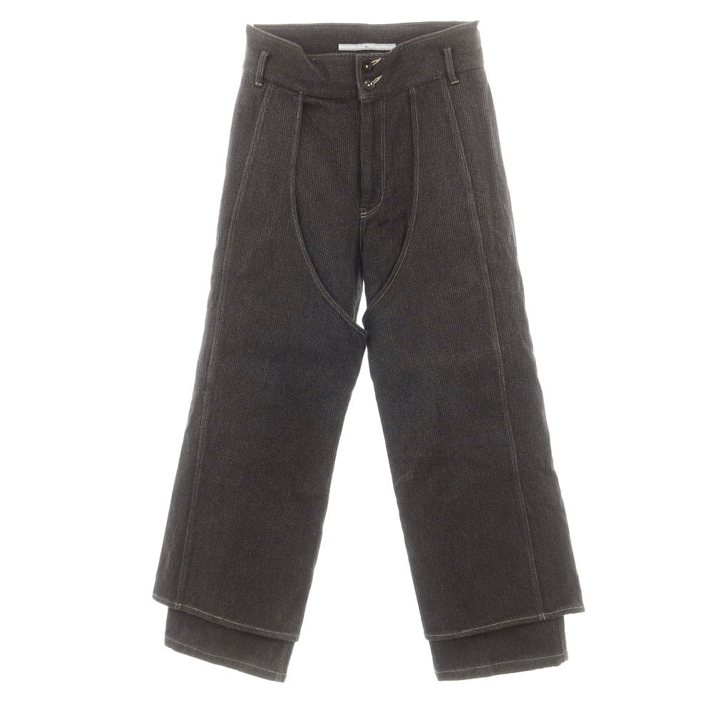 【中古】トキオ tokio コットン パンツ ボトムス ネイビーグレー系xアッシュブラウン【サイズ表記なし(M位)】【GRY】【A/W】【状態ランクB】【メンズ】