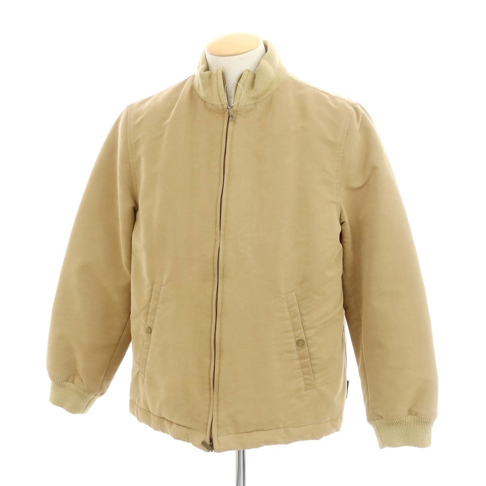 【中古】モンクレール MONCLER コットンポリエステル ジップアップ ダウンジャケット カーキベージュ【 1 】【 状態ランクB 】【 メンズ 】