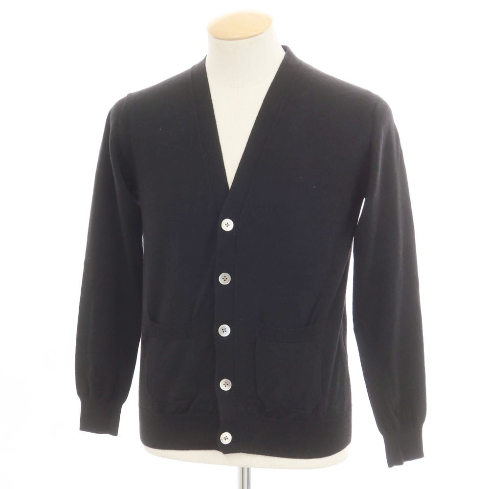 【中古】ビューティアンドユースユナイテッドアローズ BEAUTY&YOUTH UNITED ARROWS ハイゲージ ウール カーディガン ブラック【サイズS】【BLK】【A/W】【状態ランクC】【メンズ】