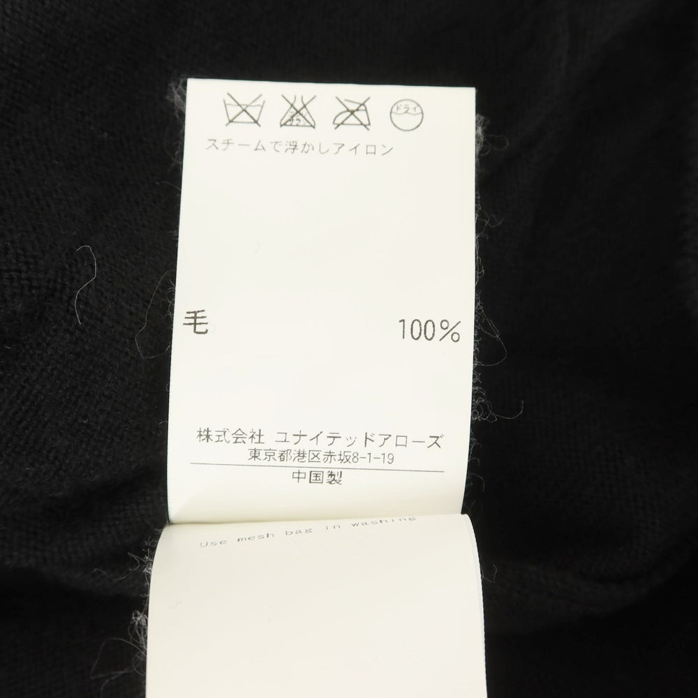 【中古】ビューティアンドユースユナイテッドアローズ BEAUTY&YOUTH UNITED ARROWS ハイゲージ ウール カーディガン ブラック【サイズS】【BLK】【A/W】【状態ランクC】【メンズ】