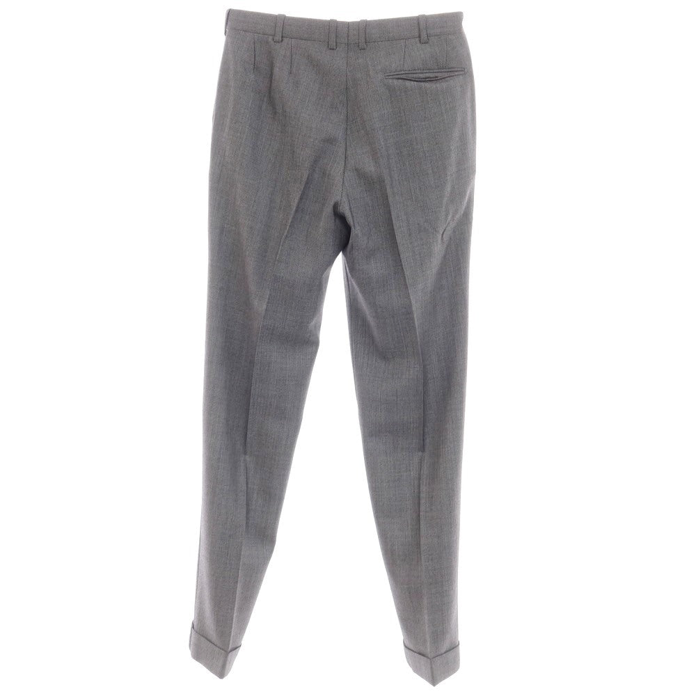 【中古】シャロン Sharon ウール系 ドレススラックスパンツ グレーxブラック【サイズ表記なし(S位)】【GRY】【A/W】【状態ランクA】【メンズ】